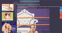 Desktop Screenshot of nudeflexiblegirls.com