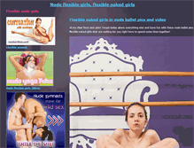Tablet Screenshot of nudeflexiblegirls.com